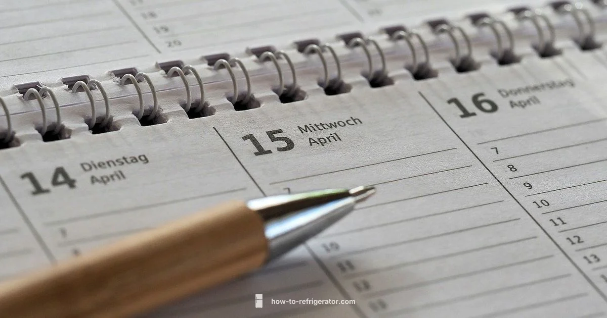 Fridge Calendar Setup Fridge Calendar Setup - How To Refrigerator