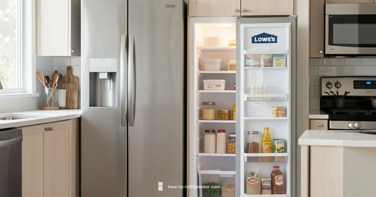 Lowe s Side by Side Guide - How To Refrigerator