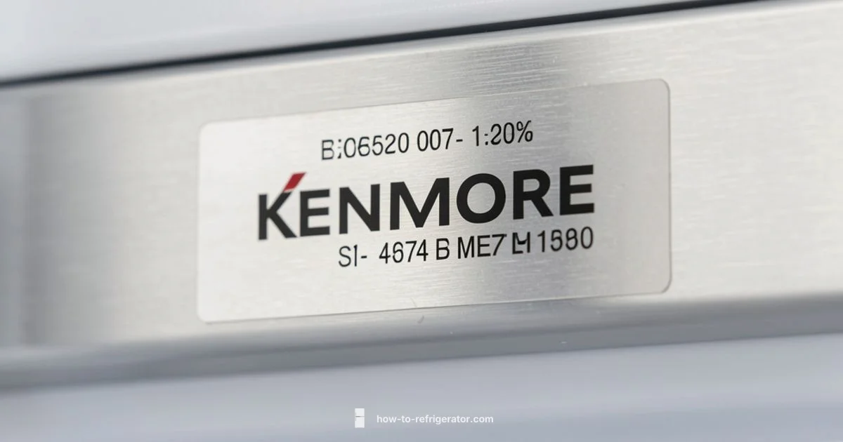 Serial Number Lookup - How To Refrigerator