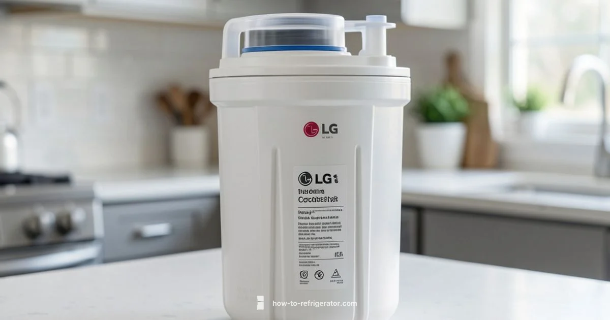 LG Water Filter Change - How To Refrigerator