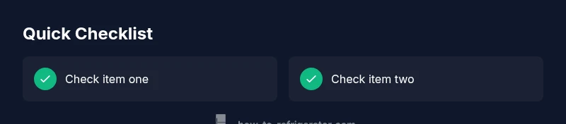 Checklist for diagnosing refrigerator breaker trips