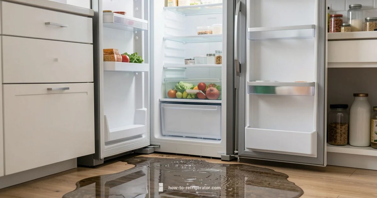 Fridge Leak Fix - How To Refrigerator