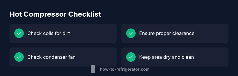 Checklist: compressor overheating diagnosis