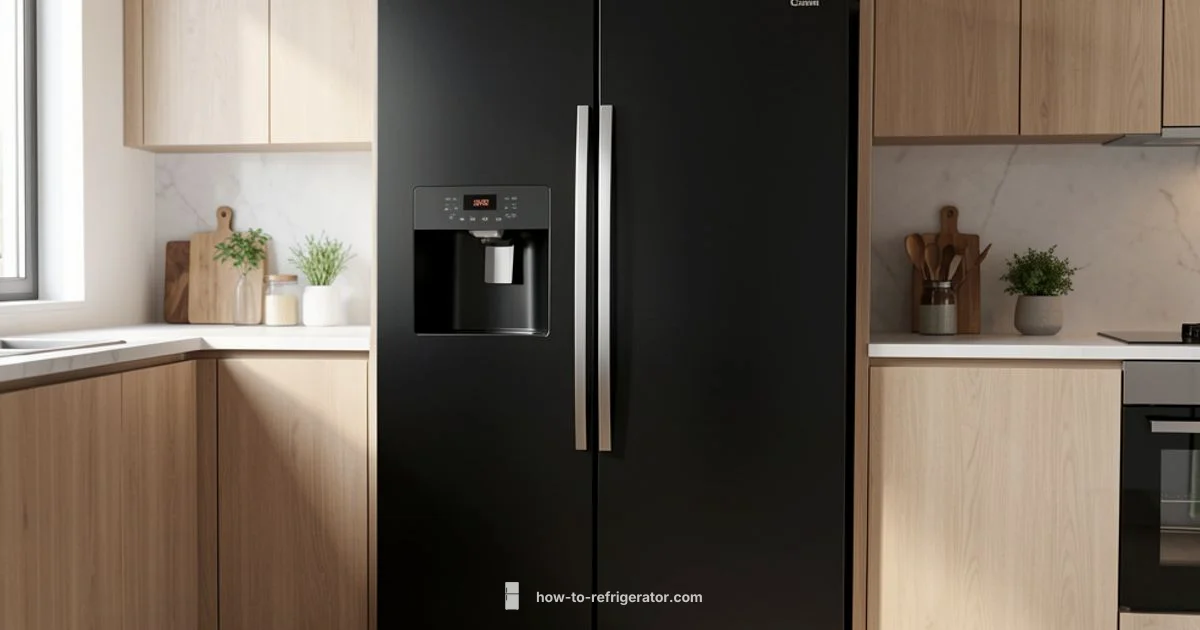 Black Side by Side Guide - How To Refrigerator
