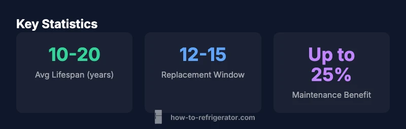 Key statistics on refrigerator lifespan