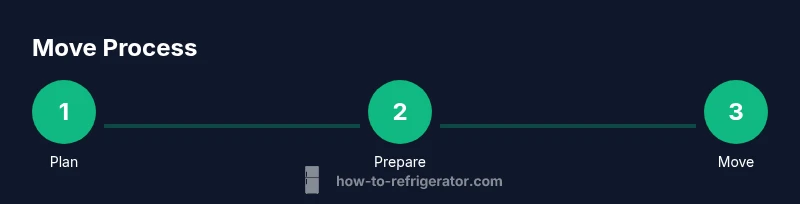 Tailwind infographic showing the step-by-step refrigerator carrying process