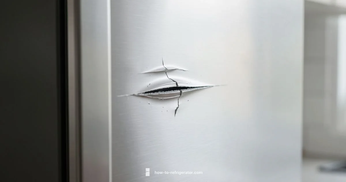 Dent Repair Demo - How To Refrigerator