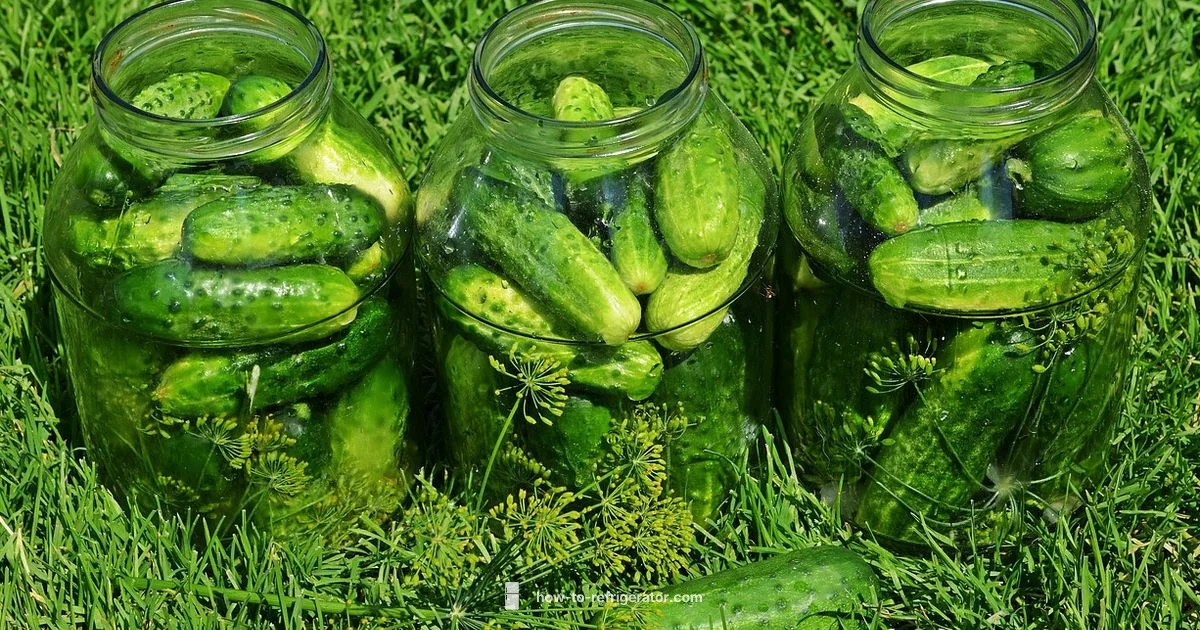 Fridge Pickles - How To Refrigerator