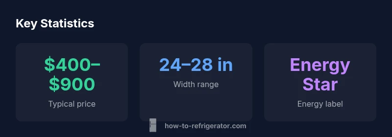 Key statistics about freezer-less refrigerators